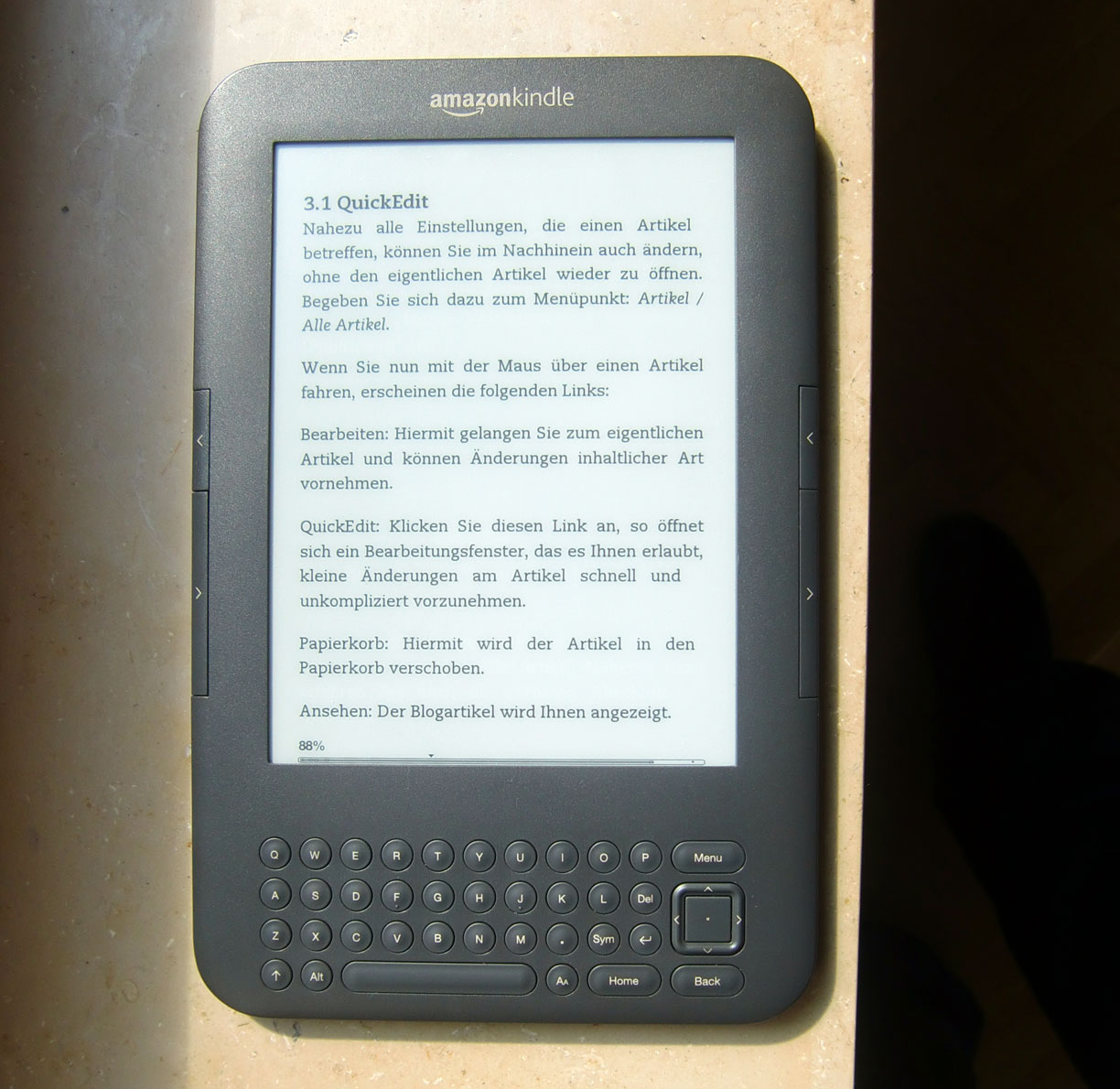 ebook format for kindle