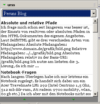 URSS, RSS-Reader
