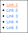 Vertikale Menüliste 1