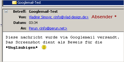 Googlemail-Test