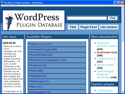 Neues Layout von WP-Plugins.net