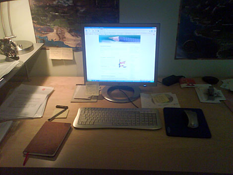 Peruns Arbeitsplatz