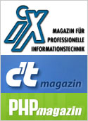 iX, c't und PHP-Magazin