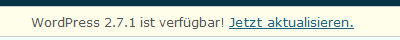 Automatisches Update auf 2.7.1