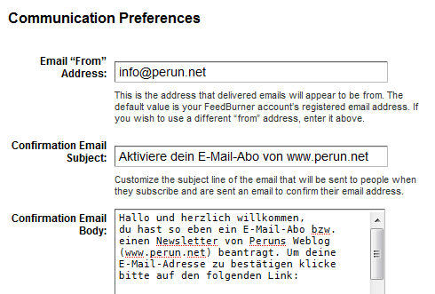 Die BestÀtigungs-E-Mail Die BestÀtigungs-E-Mail