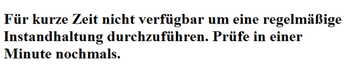 Automatischer Wartungsmodus in WordPress Automatischer Wartungsmodus in WordPress