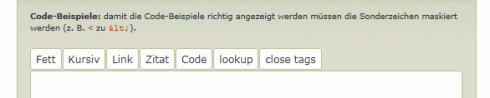 WordPress: Quicktags im Kommentarbereich