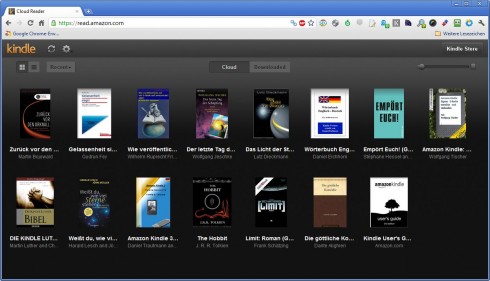 Kindle im Google Chrome