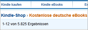 Amazon Kindle: kostenlose E-Books