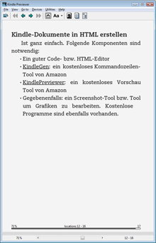 Mit Html Editor Dokumente Und E Books Fur Amazon Kindle Erstellen 1 Perun Net