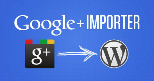 Google+ Importer