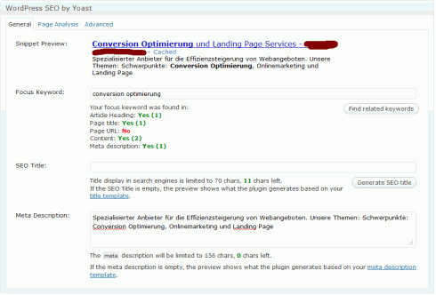 WordPress-SEO: individuelle Einstellungen WordPress-SEO: individuelle Einstellungen