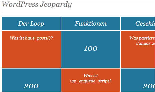 WordPress-Jeopardy