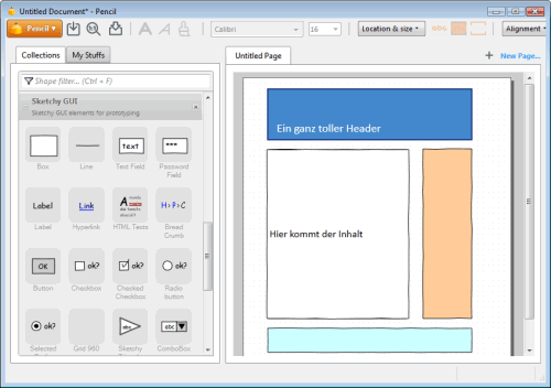 Pencil Zeichentool Fur Wireframes Und Diagramme Perun Net