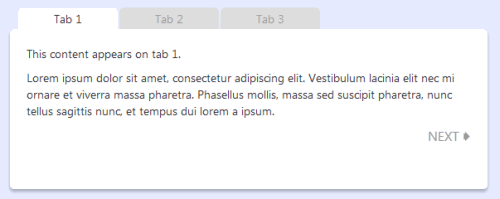 Tab-Navigation mit CSS3