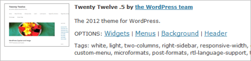 WordPress 3.4: Twenty Twelve