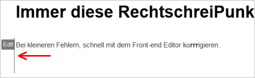 WordPress: Front-end Editor im Einsatz