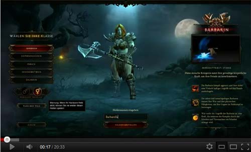 Diablo III auf YouTube