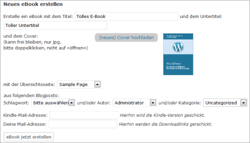 WordPress2eBook