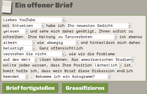 Offener-Brief-Generator