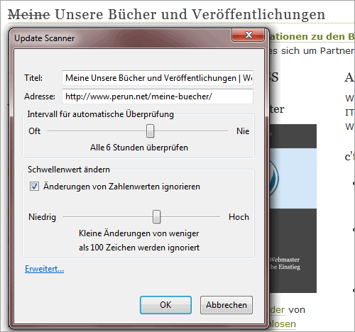 Der Update Scanner von Mozilla Firefox