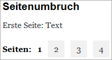 Manuelle Seitenumbrüche in WordPress