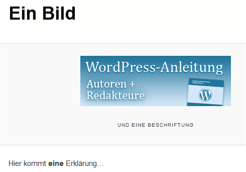 WordPress 3.5: Bildanhang-Seite WordPress 3.5: Bildanhang-Seite