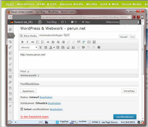 WordPress: Press This erweitern