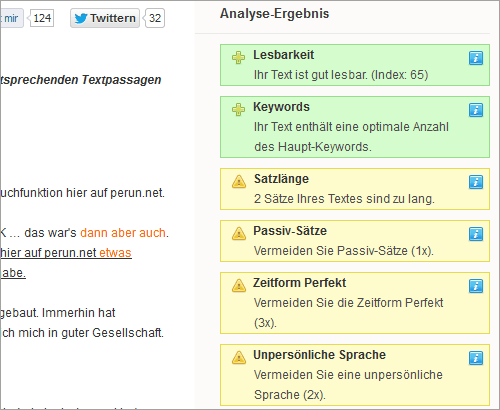 Kostenloses Textanalyse-Tool von Wortliga