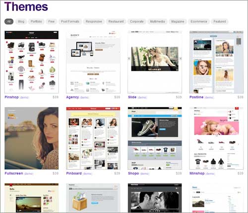 Premium WordPress-Themes von Themify