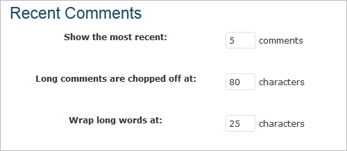 WordPress: die letzten Kommentare auflisten lassen