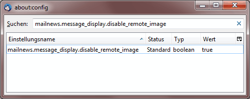 Mozilla Thunderbird: das Laden von externen Inhalten global steuern