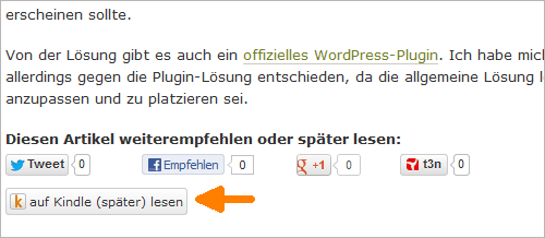 Auf Kindle später lesen