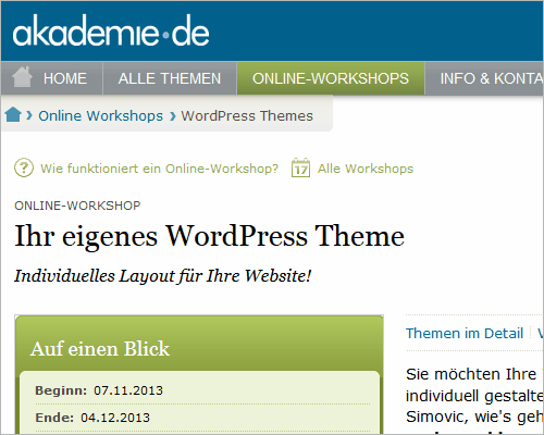 WordPress-Themes-Workshop