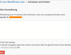 WordPress: Jetpack mit Schutz gegen Brute-Force