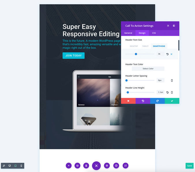 Divi 3.0: Inline Responsive Editing