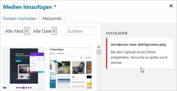 wordpress-fehler-upload