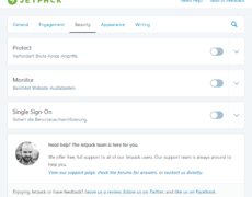 WordPress 4.6.1 und Jetpack 4.3