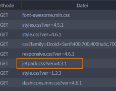 WordPress: Jetpack-CSS und JS entfernen
