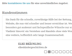 Testimonials (Kundenstimmen) in WordPress einbinden