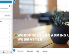 Der Customizer von WordPress: Anpassungen im Frontend mit Live-Vorschau