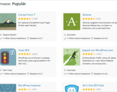 10 beliebteste WordPress-Plugins im Dezember 2016