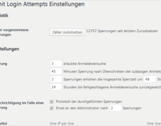 WordPress-Sicherheit: Limit Login Attempts Reloaded