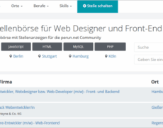 679 offene Stellen auf der Jobbörse für Webworker