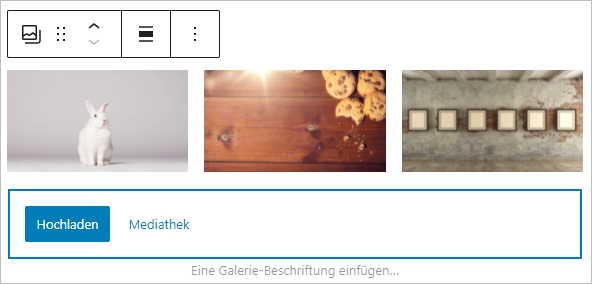 Eine WordPress-Galerie einfügen