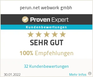 Erfahrungen & Bewertungen zu perun.net webwork gmbh