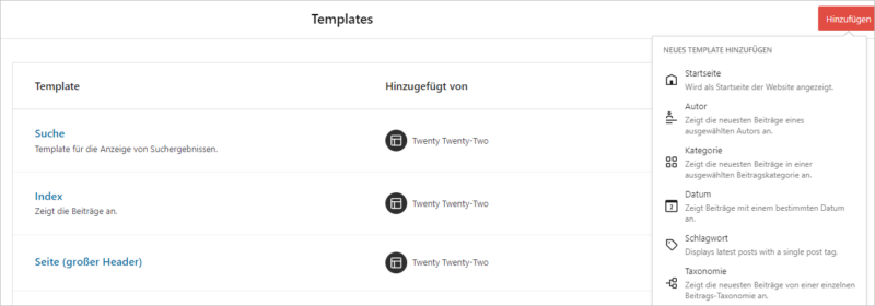 Gutenberg 12.9 bringt viele neue Templates