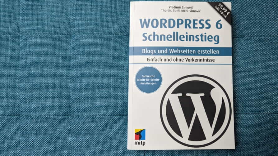 Buchcover: WordPress 6 Schnelleinstieg