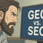 Symbolbild: GEO vs. SEO