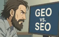 Symbolbild: GEO vs. SEO